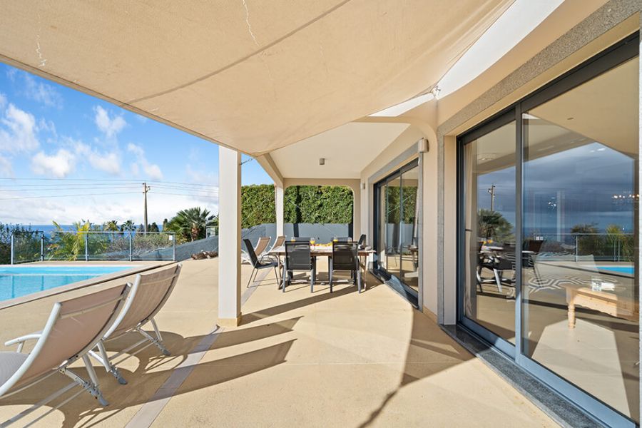 Villa terrace view
